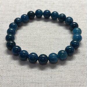 Blue Apatite bracelet 8mm